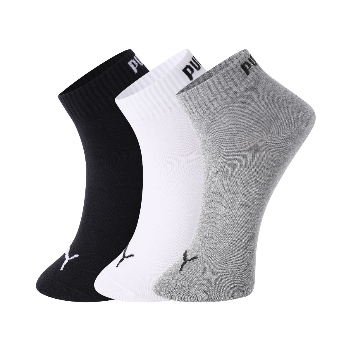 Гольфы унисекс 3 пары PUMA, 3 пары (Чёрный/Белый/Серый)
Гольфы унисекс 3 пары PUMA, 3 пары (Чёрный/Белый/Серый)