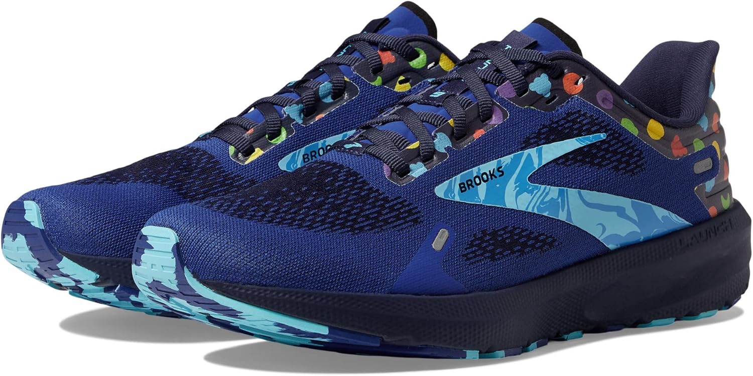 Мужские нейтральные беговые кроссовки Brooks Launch 9, синий/желтый
Мужские нейтральные беговые кроссовки Brooks Launch 9, синий/желтый