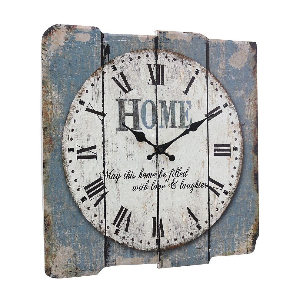 Stonebriar Square 15-дюймовые потертые настенные часы в деревенском фермерском доме Stonebriar Collection, синий
Stonebriar Square 15-дюймовые потертые настенные часы в деревенском фермерском доме Stonebriar Collection, синий