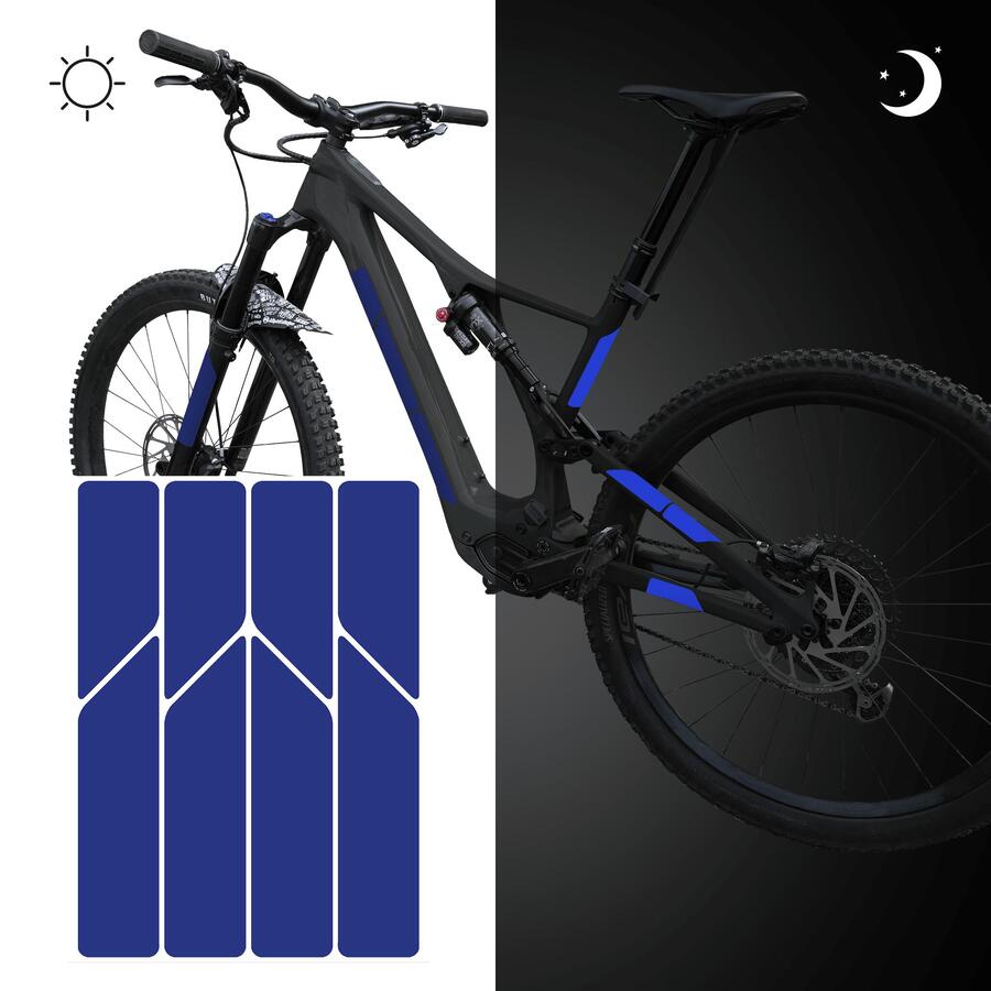 RIESEL DESIGN светоотражающие наклейки, велосипедный шлем, светоотражающая пленка для горного велосипеда для безопасности
RIESEL DESIGN светоотражающие наклейки, велосипедный шлем, светоотражающая пленка для горного велосипеда для безопасности