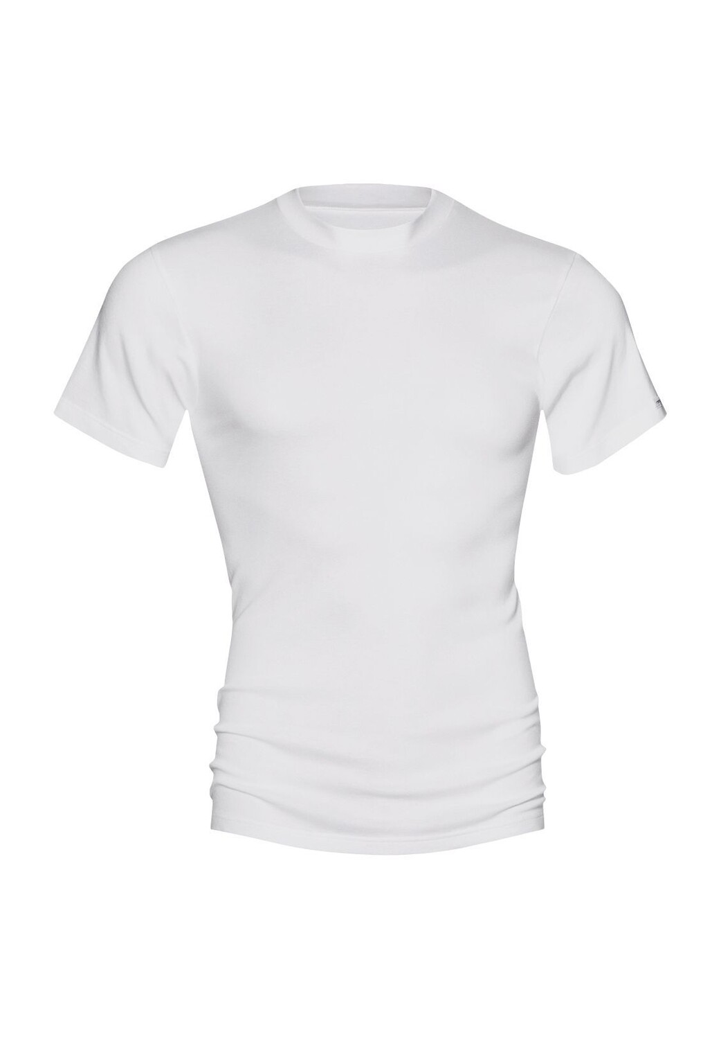 Майка, круглый вырез, однотонная, облегающая фигуру, мужская mey, белый
Майка, круглый вырез, однотонная, облегающая фигуру, мужская mey, белый