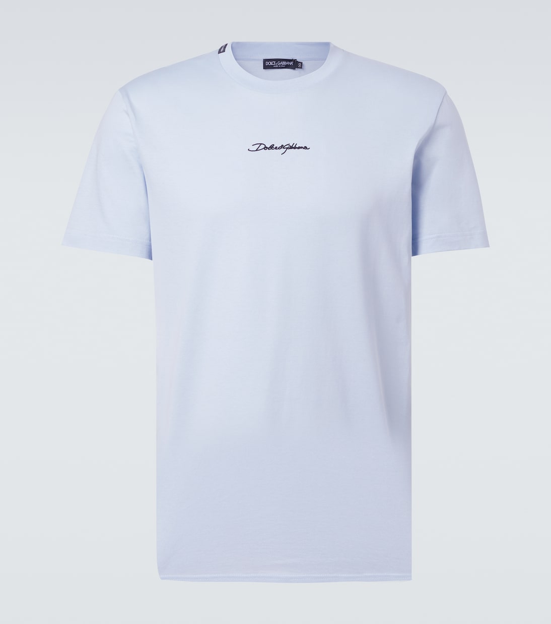 Футболка из хлопкового джерси с логотипом Dolce&Gabbana, Azzurro
Футболка из хлопкового джерси с логотипом Dolce&Gabbana, Azzurro