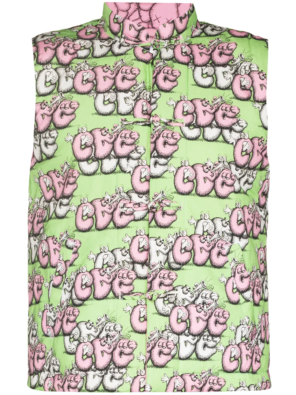Жилет с логотипом из коллаборации с KAWS Comme Des Garçons Shirt, зеленый
Жилет с логотипом из коллаборации с KAWS Comme Des Garçons Shirt, зеленый