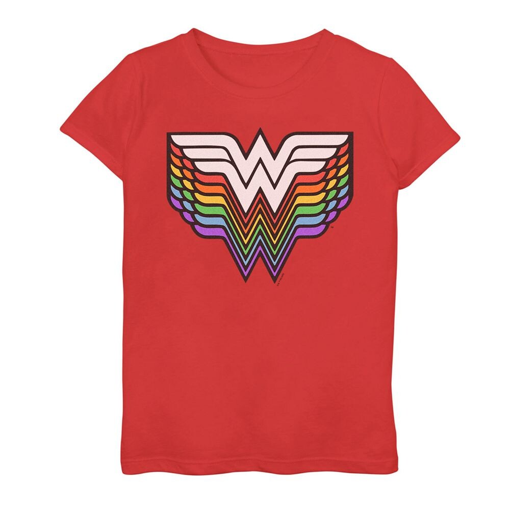 Футболка с эмблемой Wonder Woman для девочек Pride Drop Shadow Licensed Character, красный
Футболка с эмблемой Wonder Woman для девочек Pride Drop Shadow Licensed Character, красный
