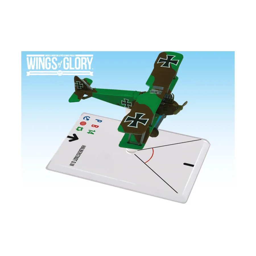 Хальберштадт D.III — Камуфляж, Wings of Glory - WWI Miniatures - Airplane Packs - Series I (1:144)
Хальберштадт D.III — Камуфляж, Wings of Glory - WWI Miniatures - Airplane Packs - Series I (1:144)