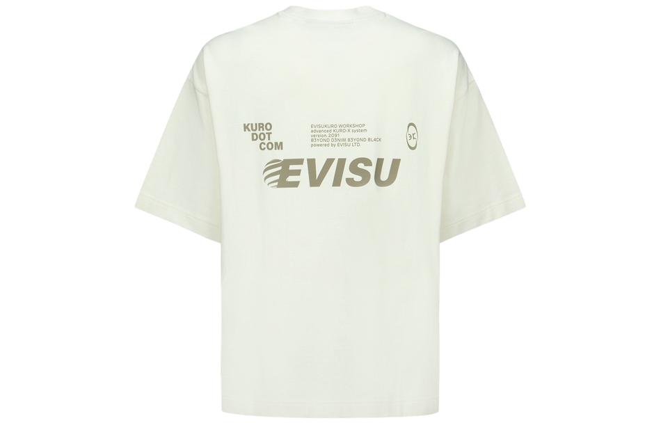 Футболка мужская EVISU, бежево-желтая 
Футболка мужская EVISU, бежево-желтая