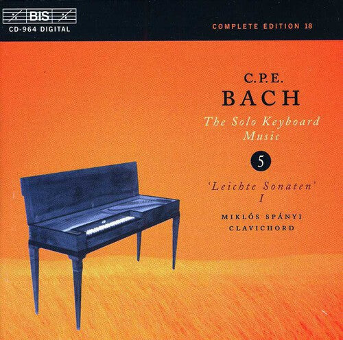 CD диск Bach, C.P.E. / Spanyi: Solo Keyboard Music 5
CD диск Bach, C.P.E. / Spanyi: Solo Keyboard Music 5