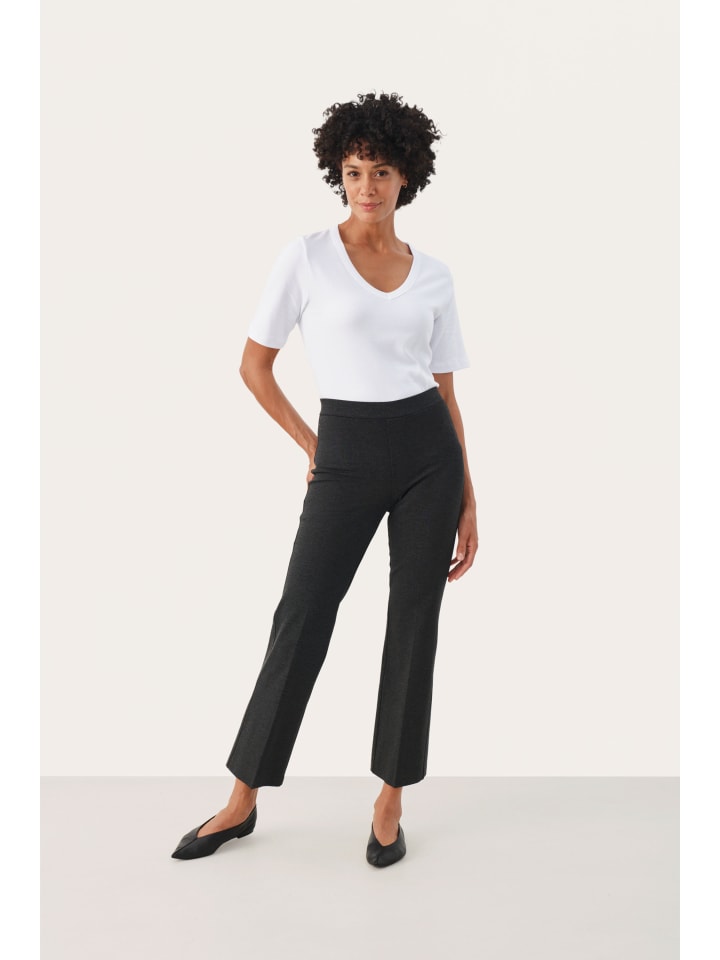 Тканевые брюки PART TWO, темно-серый меланж
Тканевые брюки PART TWO, темно-серый меланж