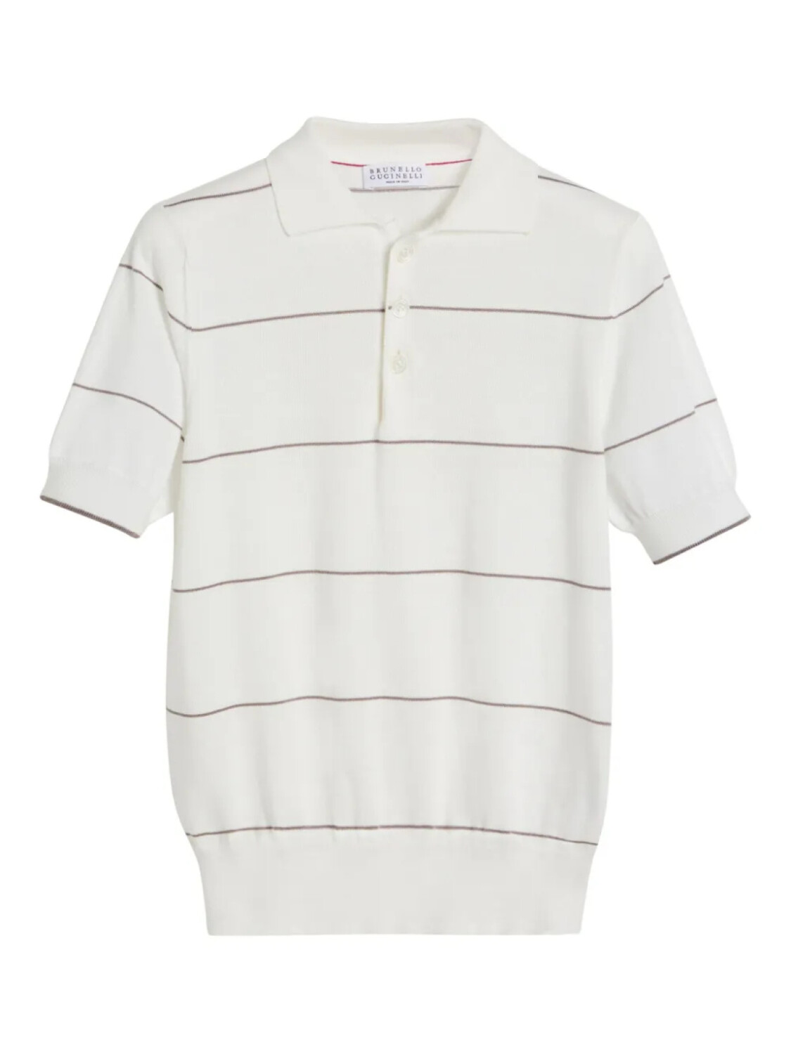 Brunello Cucinelli Детская рубашка-поло в полоску Brunello Cucinelli Kids, нейтральный
Brunello Cucinelli Детская рубашка-поло в полоску Brunello Cucinelli Kids, нейтральный