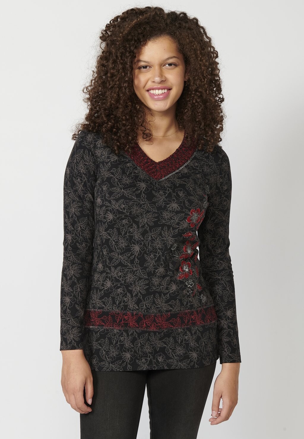 Рубашка с длинным рукавом Koroshi, цвет black
Рубашка с длинным рукавом Koroshi, цвет black