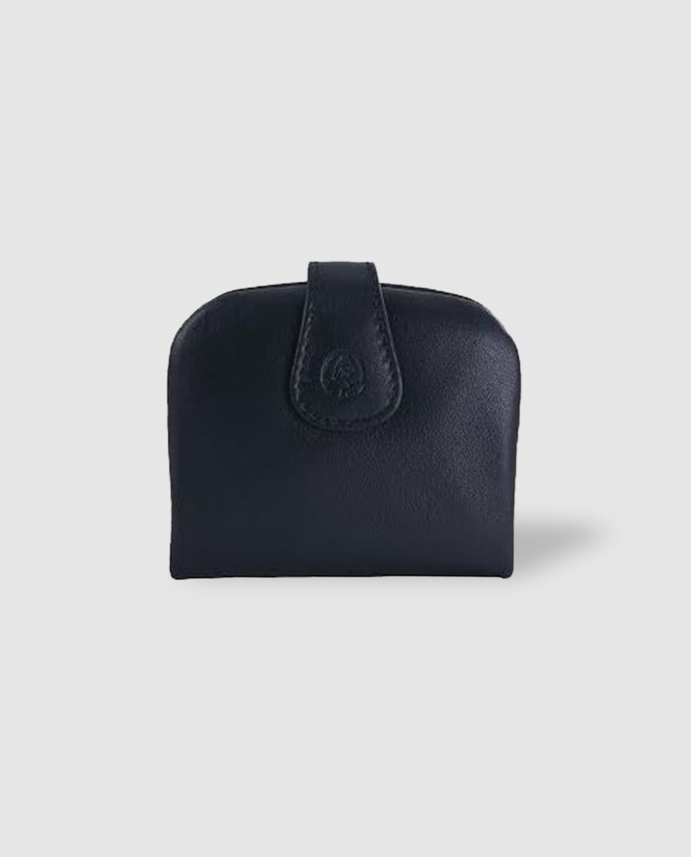 Черная кожаная сумочка на каблуке El Potro, черный 
Черная кожаная сумочка на каблуке El Potro, черный