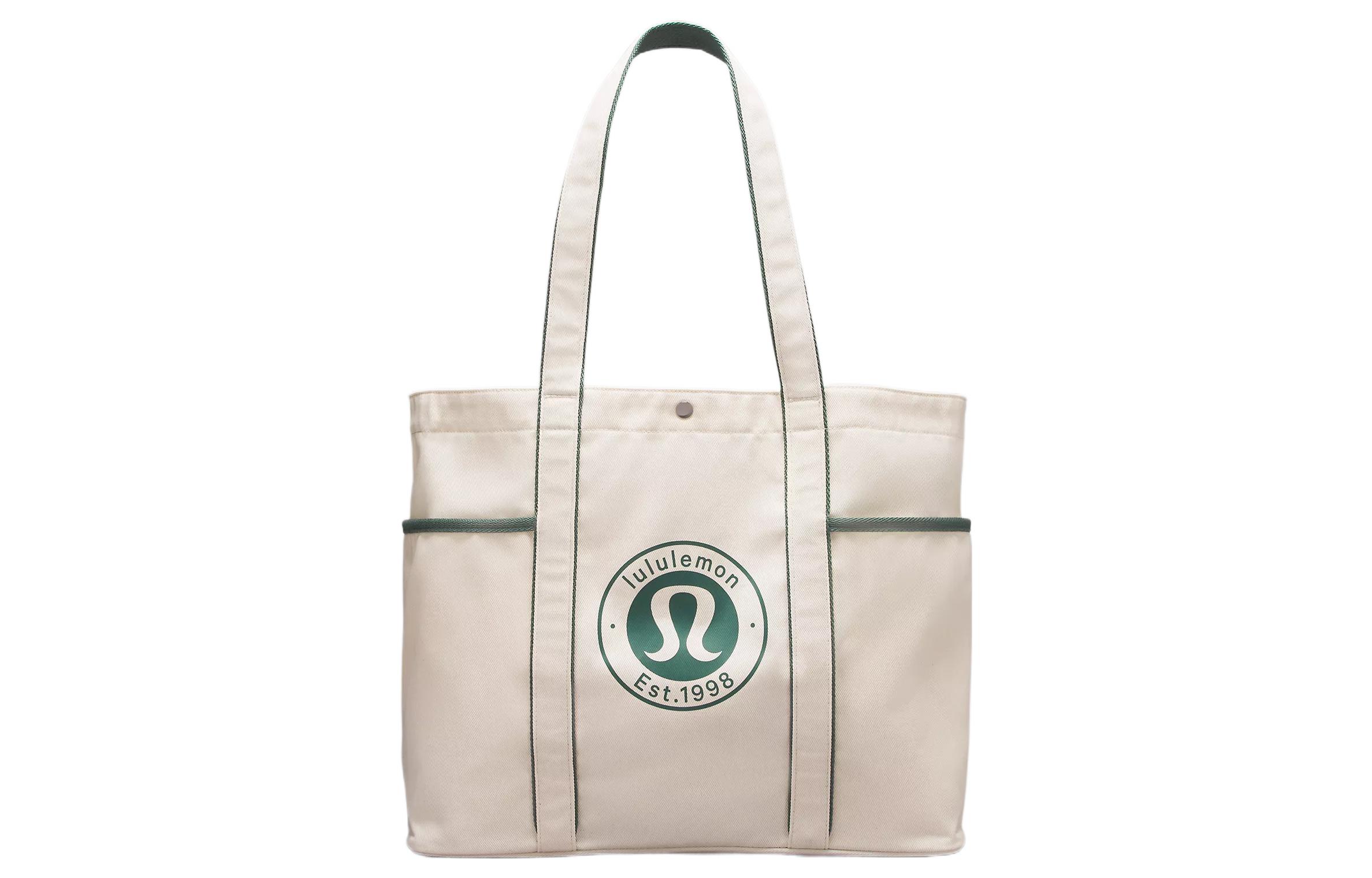 Lululemon Хлопковая сумка-шоппер, Natural & Forest
Lululemon Хлопковая сумка-шоппер, Natural & Forest