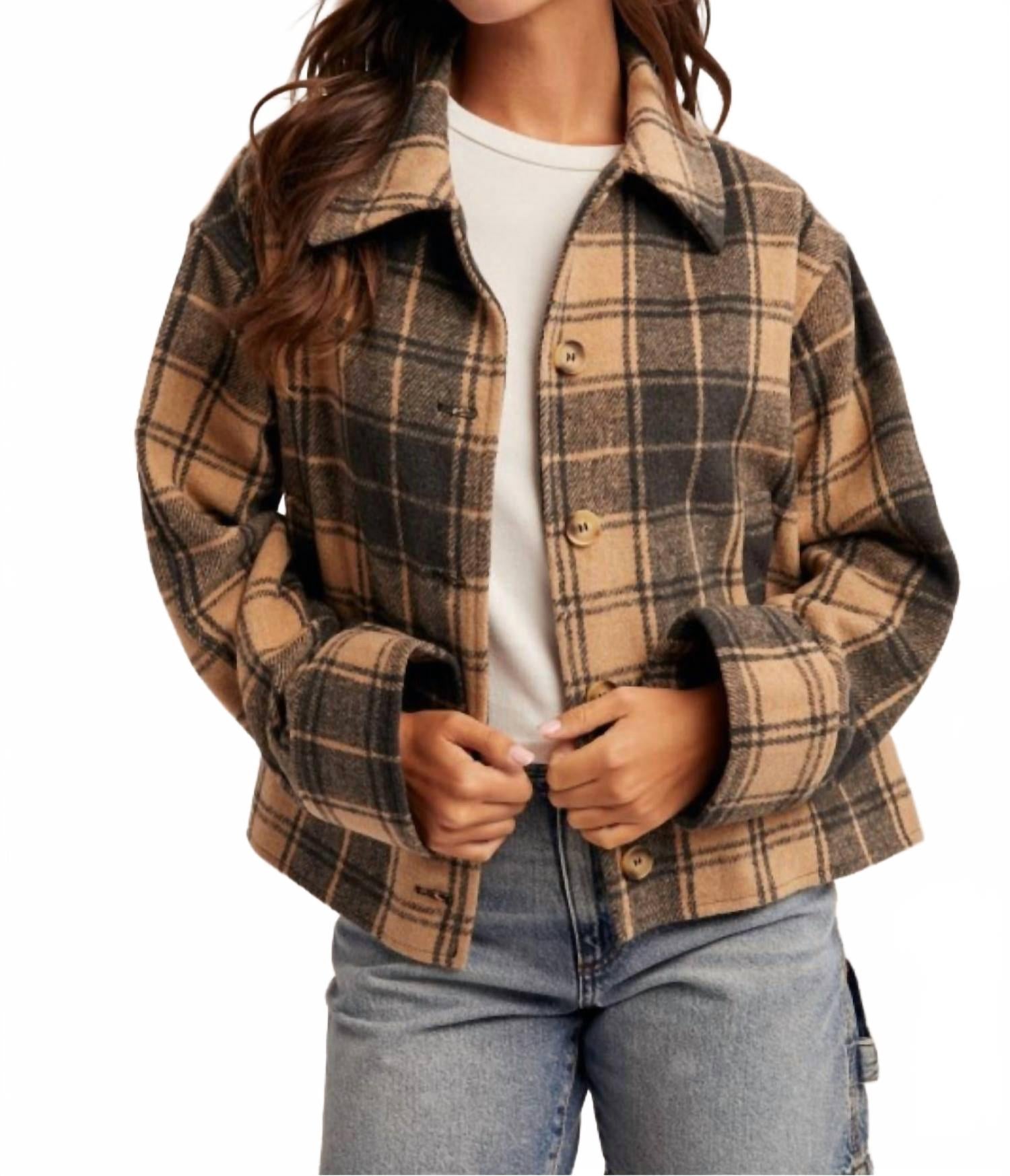Hem & Thread Куртка в клетку Sammie цвета мокко
Hem & Thread Куртка в клетку Sammie цвета мокко