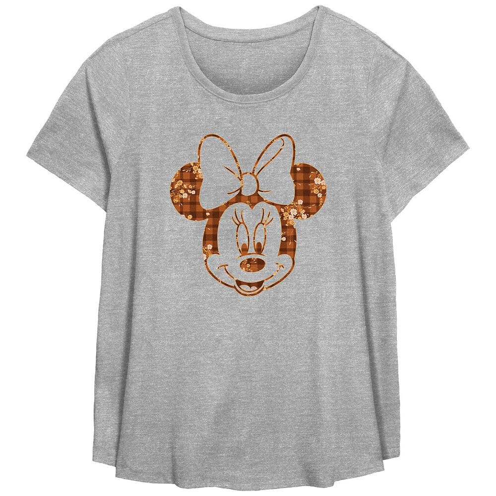 Клетчатая футболка с цветочным принтом Disney's Minnie Mouse большого размера и струящимся рисунком, цвет Heather Gray
Клетчатая футболка с цветочным принтом Disney's Minnie Mouse большого размера и струящимся рисунком, цвет Heather Gray