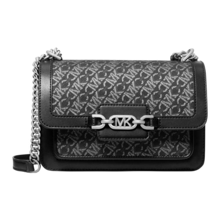 Грейсон Искусственная Кожа Плечевая Сумка, Большая Женская Поясная Сумка Черный и Серебряный MICHAEL KORS
Грейсон Искусственная Кожа Плечевая Сумка, Большая Женская Поясная Сумка Черный и Серебряный MICHAEL KORS