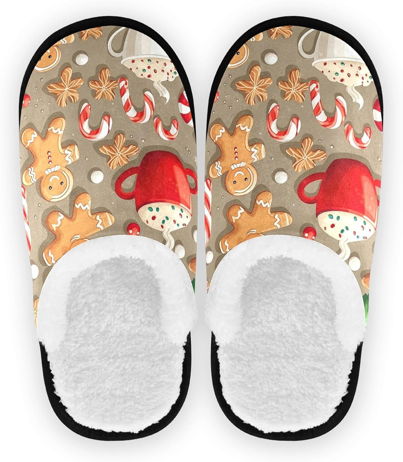Домашние тапочки UMIRIKO Christmas с имбирным пряником для женщин и мужчин, моющиеся, с противоскользящей подошвой, с сумкой для хранения для путешествий и SPA 20848374, Gingerbread
Домашние тапочки UMIRIKO Christmas с имбирным пряником для женщин и мужчин, моющиеся, с противоскользящей подошвой, с сумкой для хранения для путешествий и SPA 20848374, Gingerbread