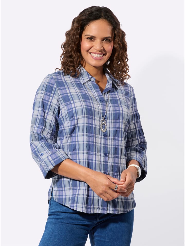 Клетчатая блузка в королевскую сине-белую клетку WITT WEIDEN
Клетчатая блузка в королевскую сине-белую клетку WITT WEIDEN