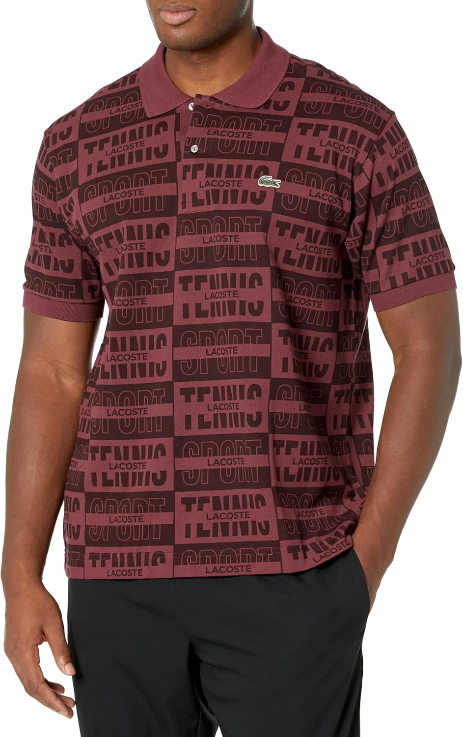 Lacoste мужская поло с коротким рукавом и принтом по всей поверхности, Zin
Lacoste мужская поло с коротким рукавом и принтом по всей поверхности, Zin