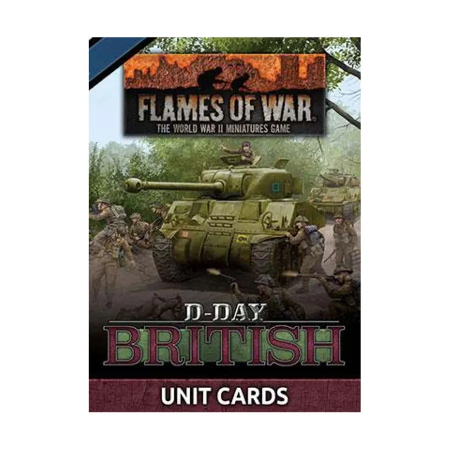 День Д — карточки британских отрядов, Flames of War - WWII - Core Rules & Assorted (4th Edition)
День Д — карточки британских отрядов, Flames of War - WWII - Core Rules & Assorted (4th Edition)