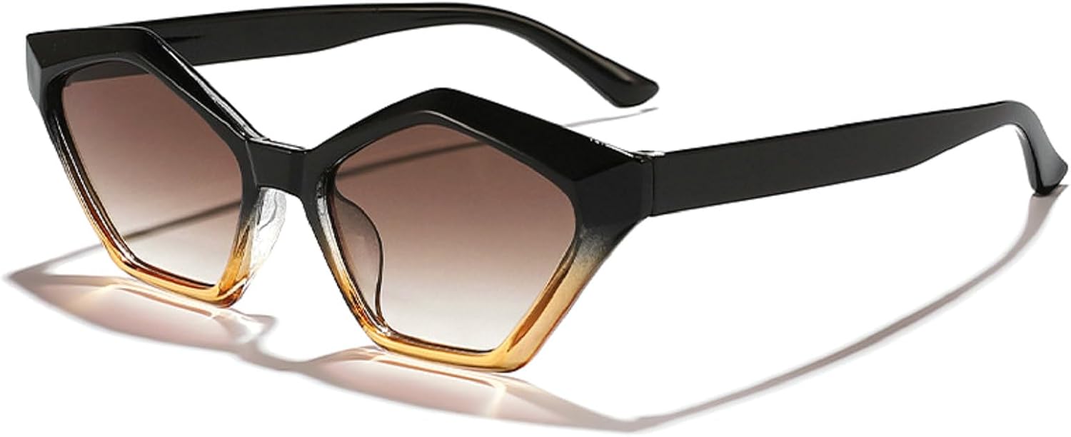 Модные солнцезащитные очки «кошачий глаз» для женщин, ретро-очки в узком стиле «кошачий глаз», винтажные солнцезащитные очки с тонированными линзами mincl, Black Brown
Модные солнцезащитные очки «кошачий глаз» для женщин, ретро-очки в узком стиле «кошачий глаз», винтажные солнцезащитные очки с тонированными линзами mincl, Black Brown