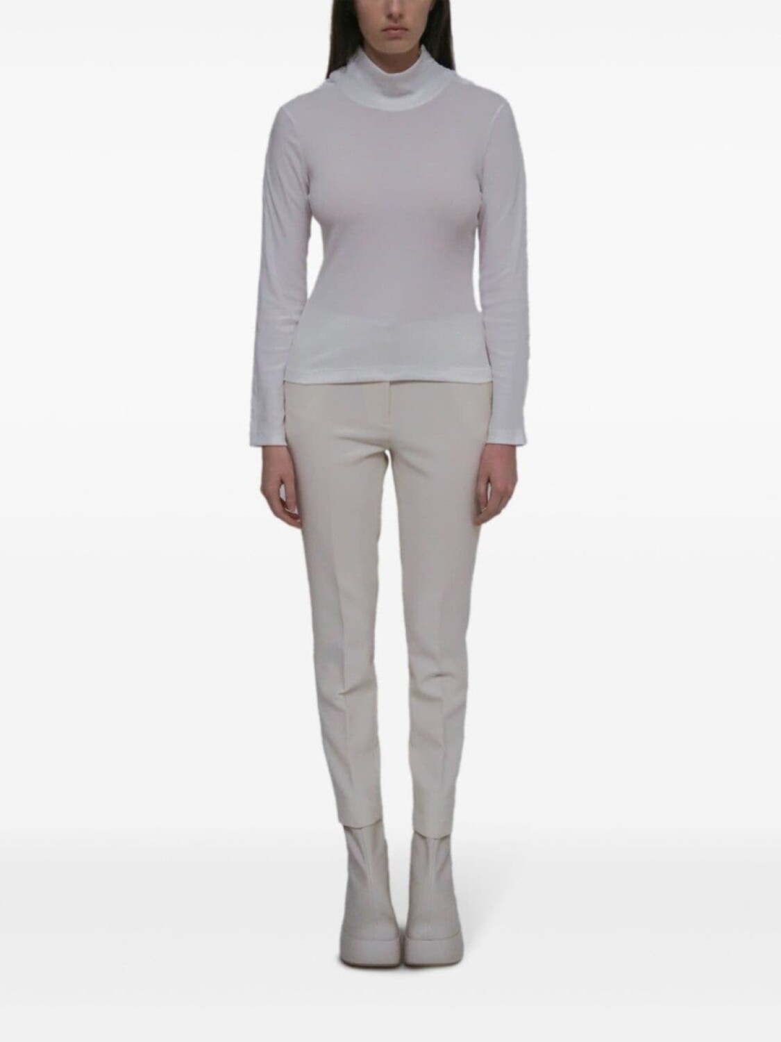 Rosetta Getty водолазка с застежкой-кнопкой, белый
Rosetta Getty водолазка с застежкой-кнопкой, белый