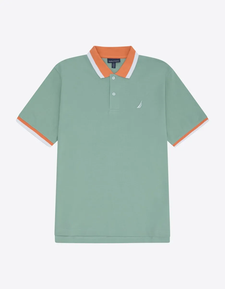 Мужская классическая рубашка поло с коротким рукавом Nautica, зеленый
Мужская классическая рубашка поло с коротким рукавом Nautica, зеленый