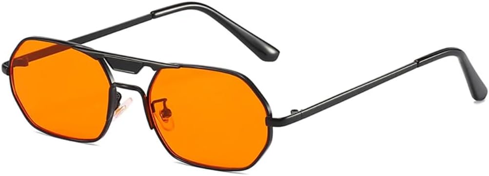 Популярные модные женские солнцезащитные очки с двойной перемычкой, многоугольными и квадратными металлическими линзами, ретро-градиентные, с защитой от УФ-излучения UV400, модные мужские очки TVTBBVV, Black Orange
Популярные модные женские солнцезащитные очки с двойной перемычкой, многоугольными и квадратными металлическими линзами, ретро-градиентные, с защитой от УФ-излучения UV400, модные мужские очки TVTBBVV, Black Orange