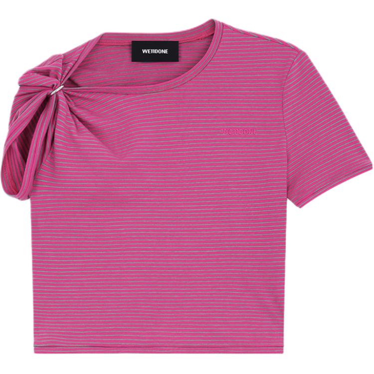 Собранная укороченная футболка WE11DONE, розовый
Собранная укороченная футболка WE11DONE, розовый