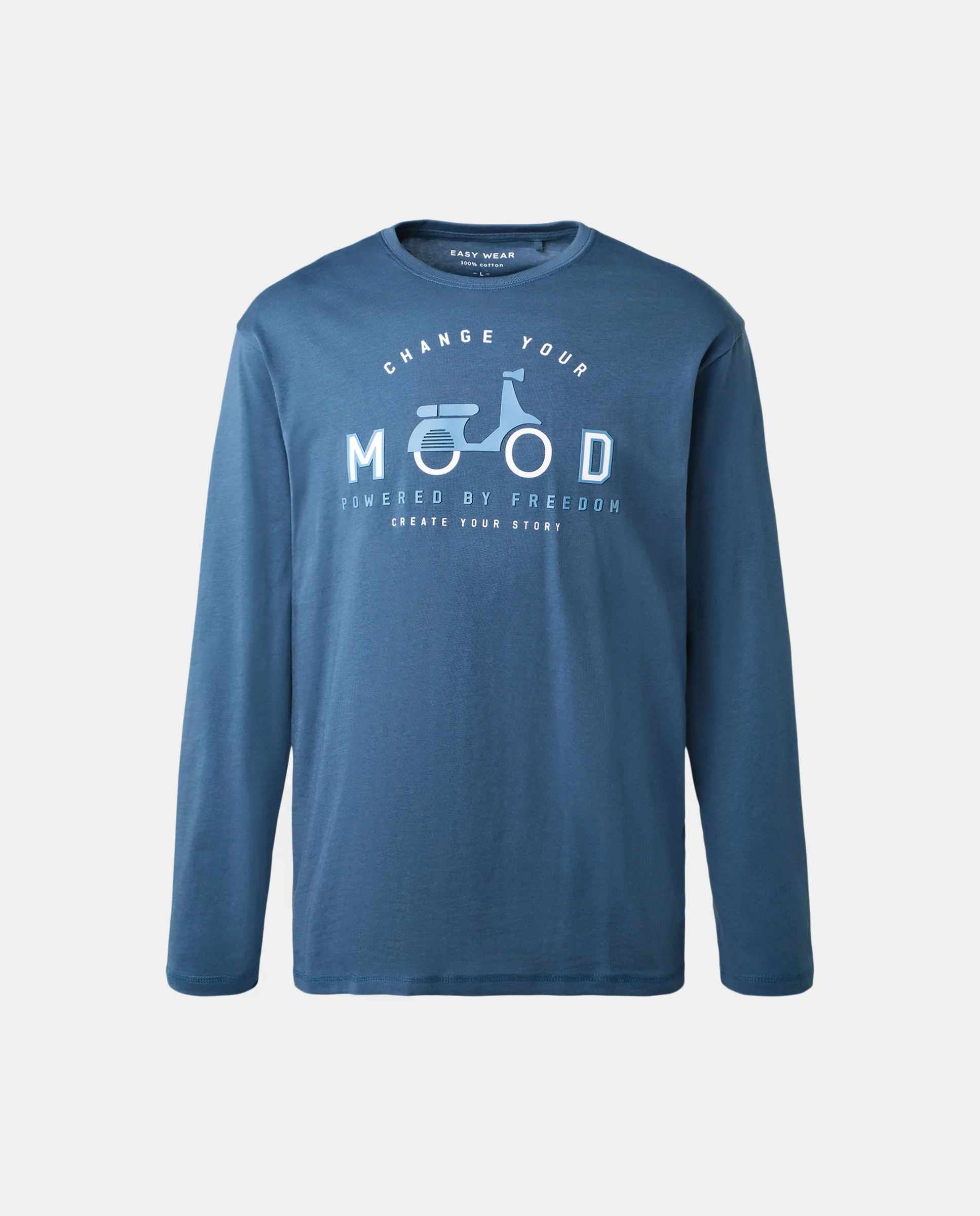 Мужская футболка с длинным рукавом Easy Wear, индиго
Мужская футболка с длинным рукавом Easy Wear, индиго