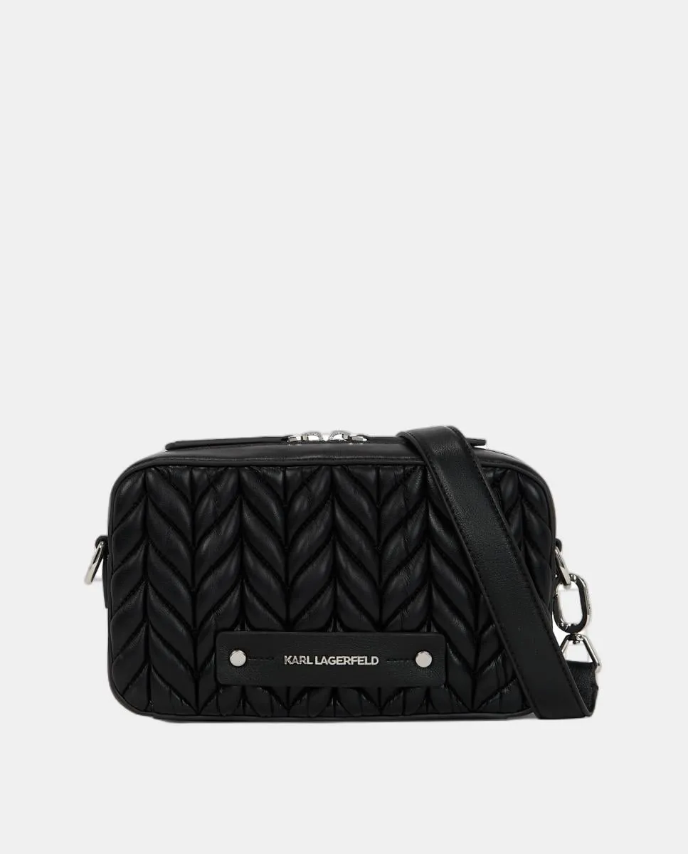 Маленькая сумка через плечо из переработанного полиамида на молнии Karl Lagerfeld, черный
Маленькая сумка через плечо из переработанного полиамида на молнии Karl Lagerfeld, черный
