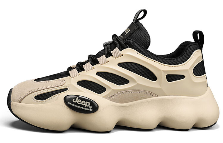 Кроссовки мужские низкие бежевые Jeep 
Кроссовки мужские низкие бежевые Jeep