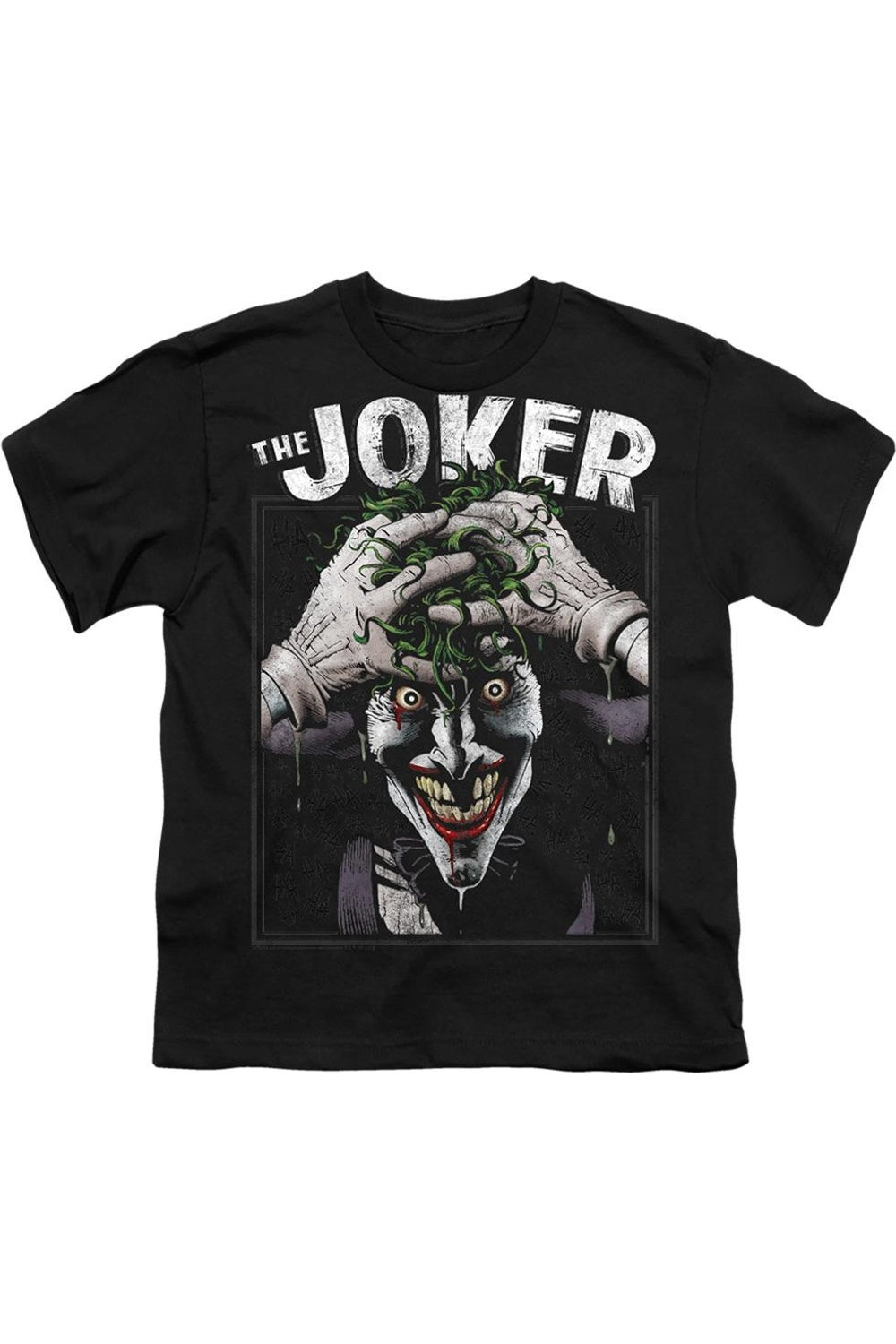 Футболка с коротким рукавом для детей "Бэтмен: Безумный Джокер" Gildan, черный
Футболка с коротким рукавом для детей "Бэтмен: Безумный Джокер" Gildan, черный