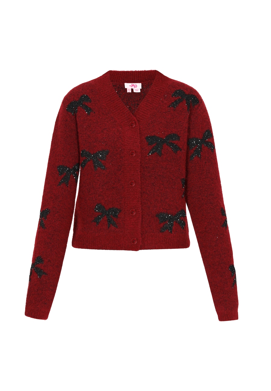 Вязаный кардиган MYMO, бордовый/черный
Вязаный кардиган MYMO, бордовый/черный
