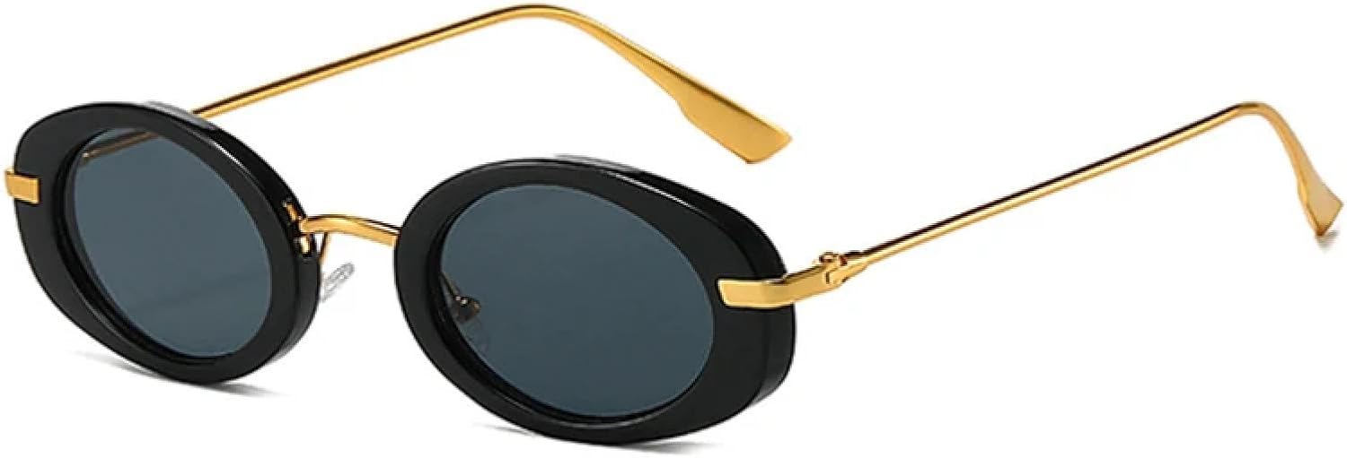 Солнцезащитные очки с защитой от УФ-излучения UV400 | Маленькие овальные, женские, мужские, в стиле панк, с градиентным покрытием, для занятий спортом на открытом воздухе и вождения DSVIGF, Black Golden Gray
Солнцезащитные очки с защитой от УФ-излучения UV400 | Маленькие овальные, женские, мужские, в стиле панк, с градиентным покрытием, для занятий спортом на открытом воздухе и вождения DSVIGF, Black Golden Gray