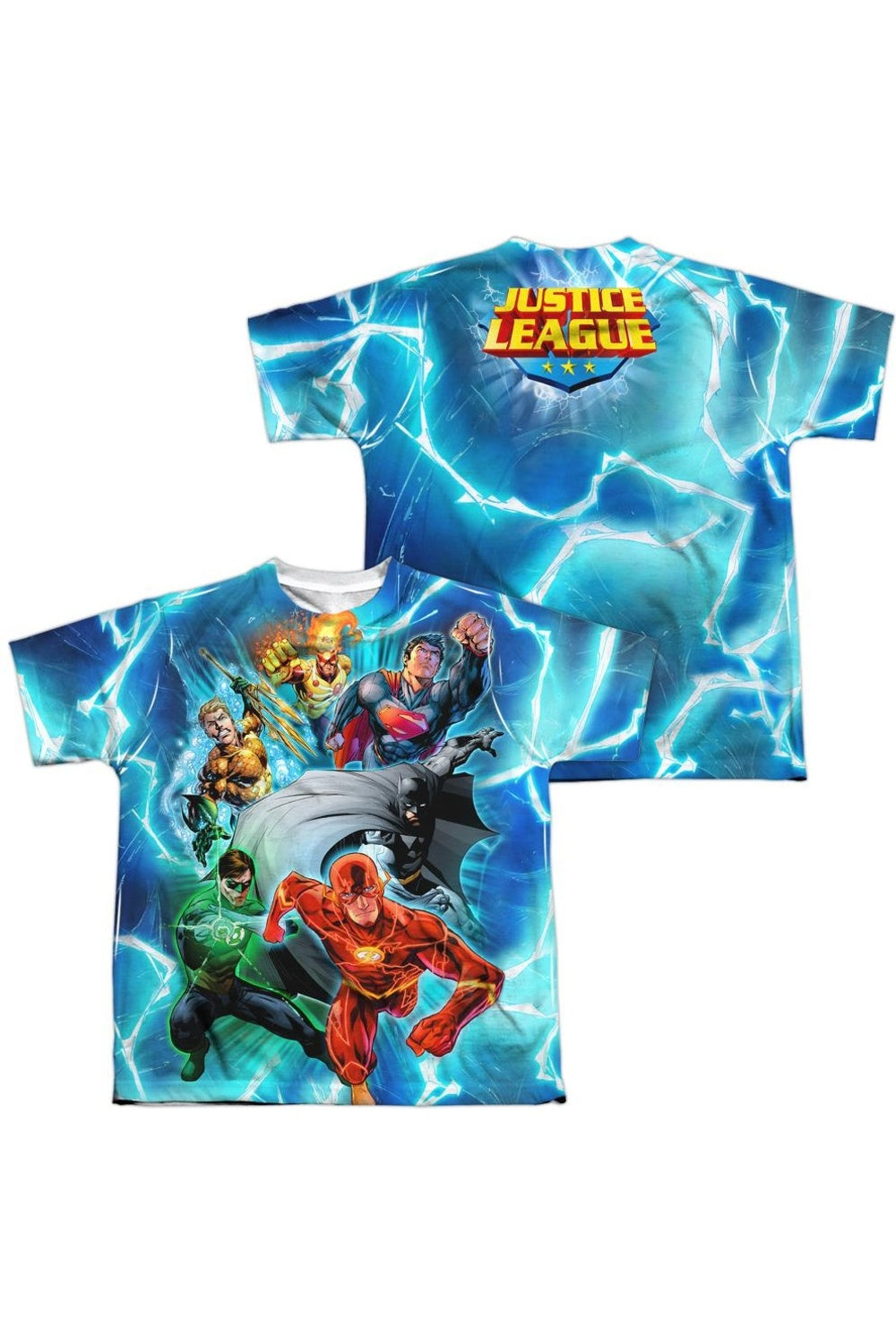 Футболка с коротким рукавом для детей "Лига Справедливости Америки: Команда Молния" (принт спереди и сзади) Gildan, белый
Футболка с коротким рукавом для детей "Лига Справедливости Америки: Команда Молния" (принт спереди и сзади) Gildan, белый