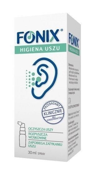 Спрей для гигиены ушей Fonix Higiena Uszu, 30 мл
Спрей для гигиены ушей Fonix Higiena Uszu, 30 мл