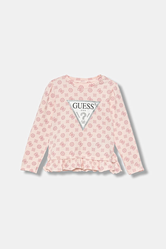 Детский лонгслив Guess, розовый
Детский лонгслив Guess, розовый