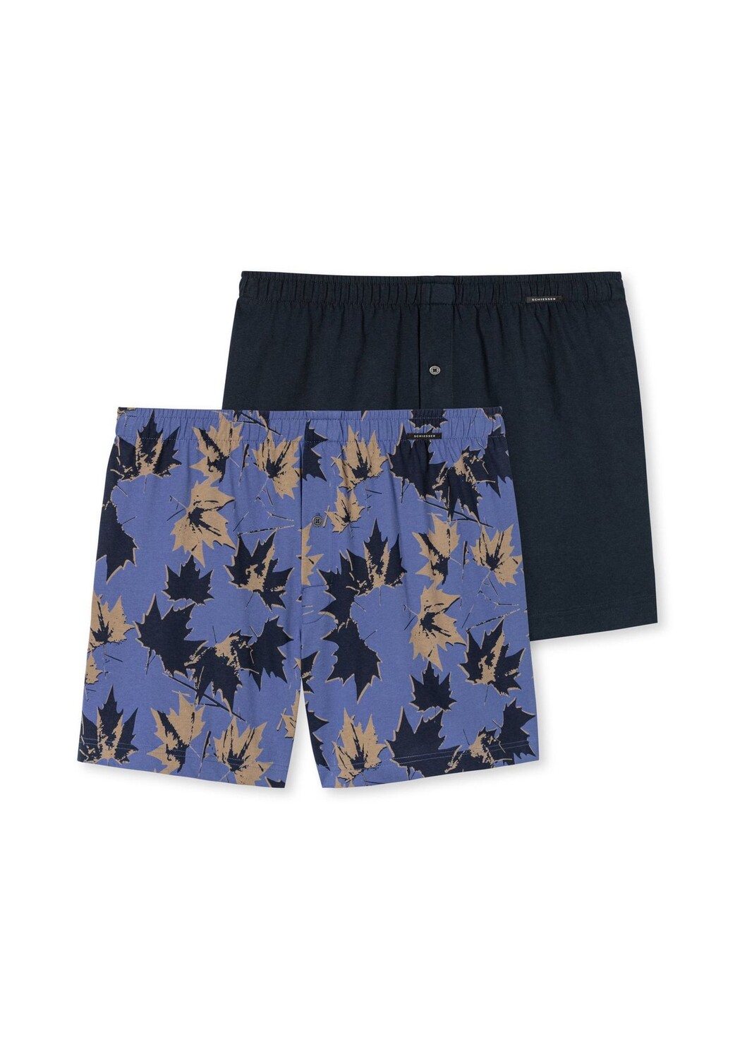 Набор мужских шорт из 2 штук - серия «Fun Prints», трусы, шорты из трикотажа SCHIESSER, цвет Dunkelblau Hellblau
Набор мужских шорт из 2 штук - серия «Fun Prints», трусы, шорты из трикотажа SCHIESSER, цвет Dunkelblau Hellblau