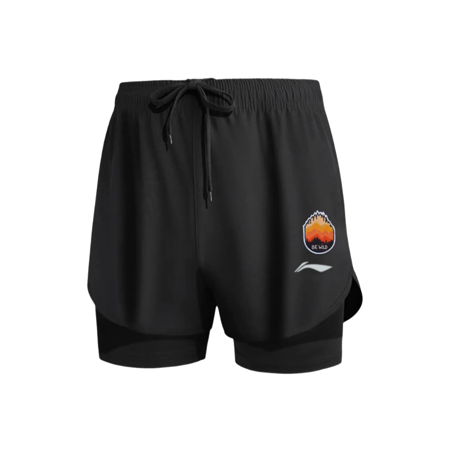 LINING Повседневные шорты мужские черные
LINING Повседневные шорты мужские черные