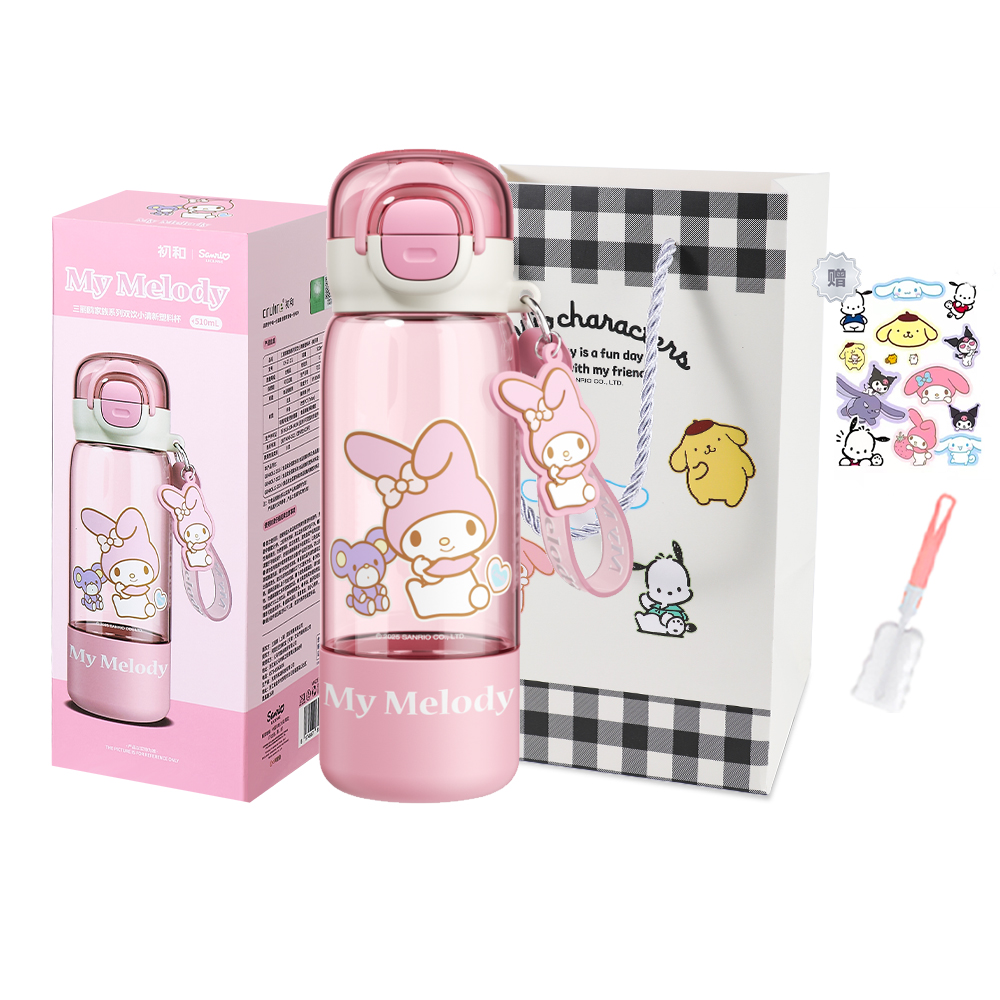 Пластиковые стаканы Melodi 510ml Sanrio, My Melody Water Cup+Shopping Bag+Sticker Cup Cleaning Brush
Пластиковые стаканы Melodi 510ml Sanrio, My Melody Water Cup+Shopping Bag+Sticker Cup Cleaning Brush