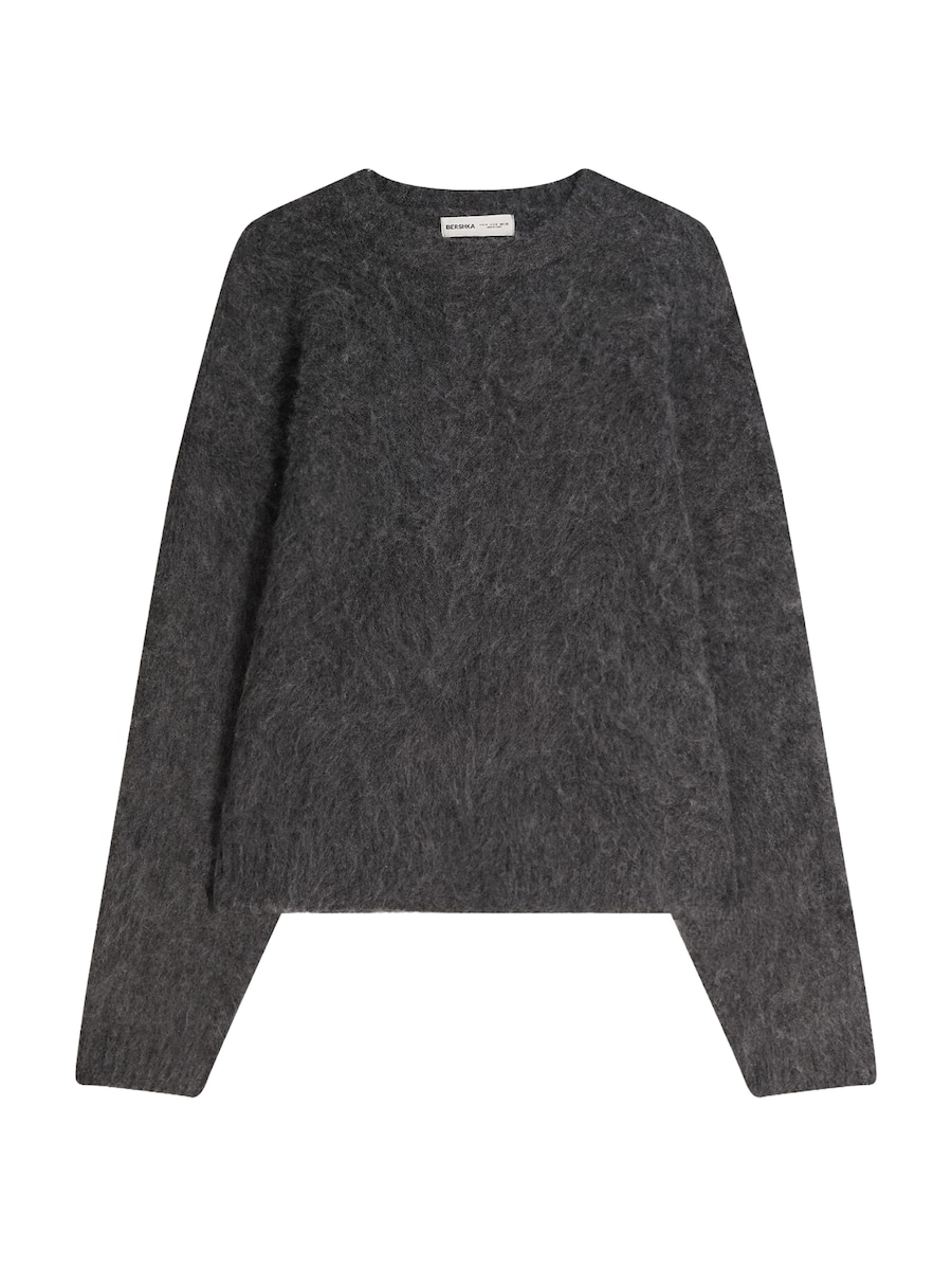Свитер Bershka, антрацит
Свитер Bershka, антрацит