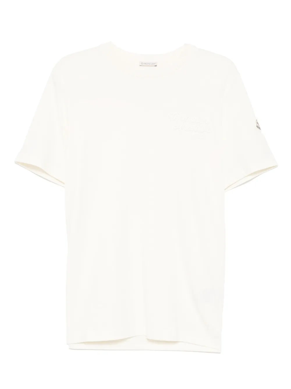Футболка с вышитым логотипом MONCLER, нейтральный
Футболка с вышитым логотипом MONCLER, нейтральный