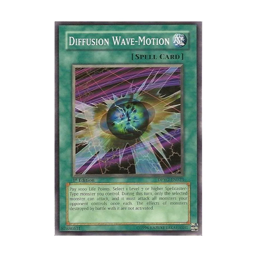 CCG Диффузионное волновое движение (обычное), Yu-Gi-Oh - Duelist Pack - Yugi - Singles
CCG Диффузионное волновое движение (обычное), Yu-Gi-Oh - Duelist Pack - Yugi - Singles