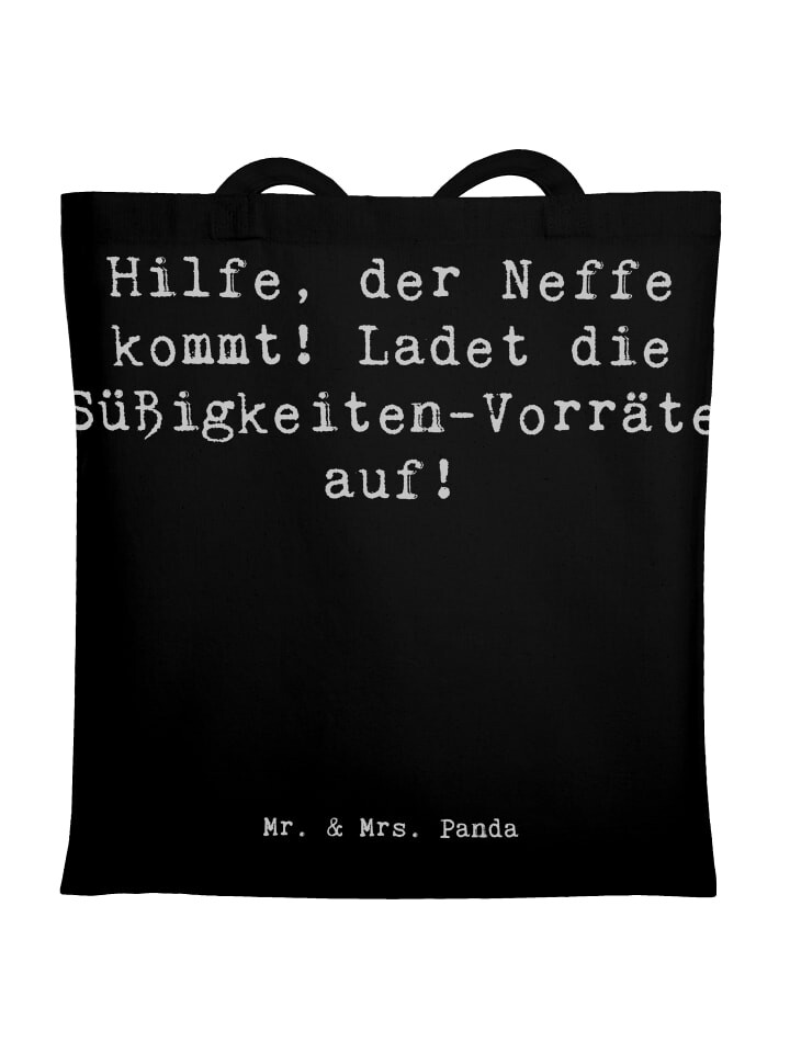 Сумка для переноски Mr & Mrs Panda Neffe Besuch, черный
Сумка для переноски Mr & Mrs Panda Neffe Besuch, черный