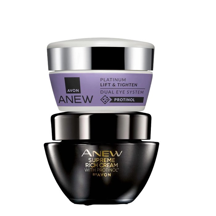 Avon Anew Ultimate Set for 40+ Skin Rejuvenating Cream + Double Program
Avon Anew Ultimate Set for 40+ Skin Rejuvenating Cream + Double Program