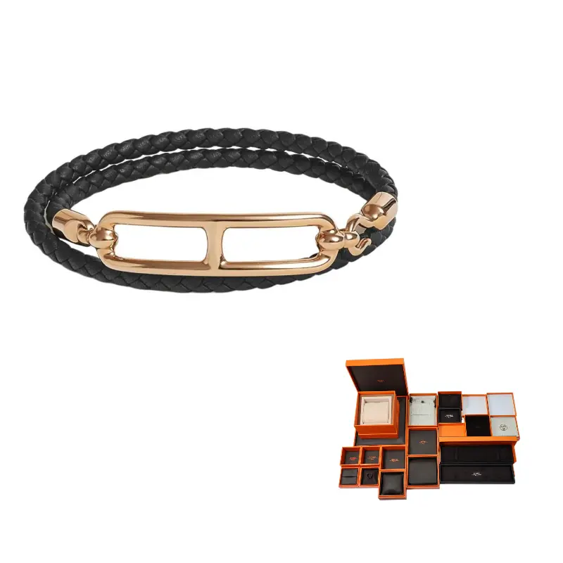 Кожаные браслеты унисекс Hermes, черный
Кожаные браслеты унисекс Hermes, черный