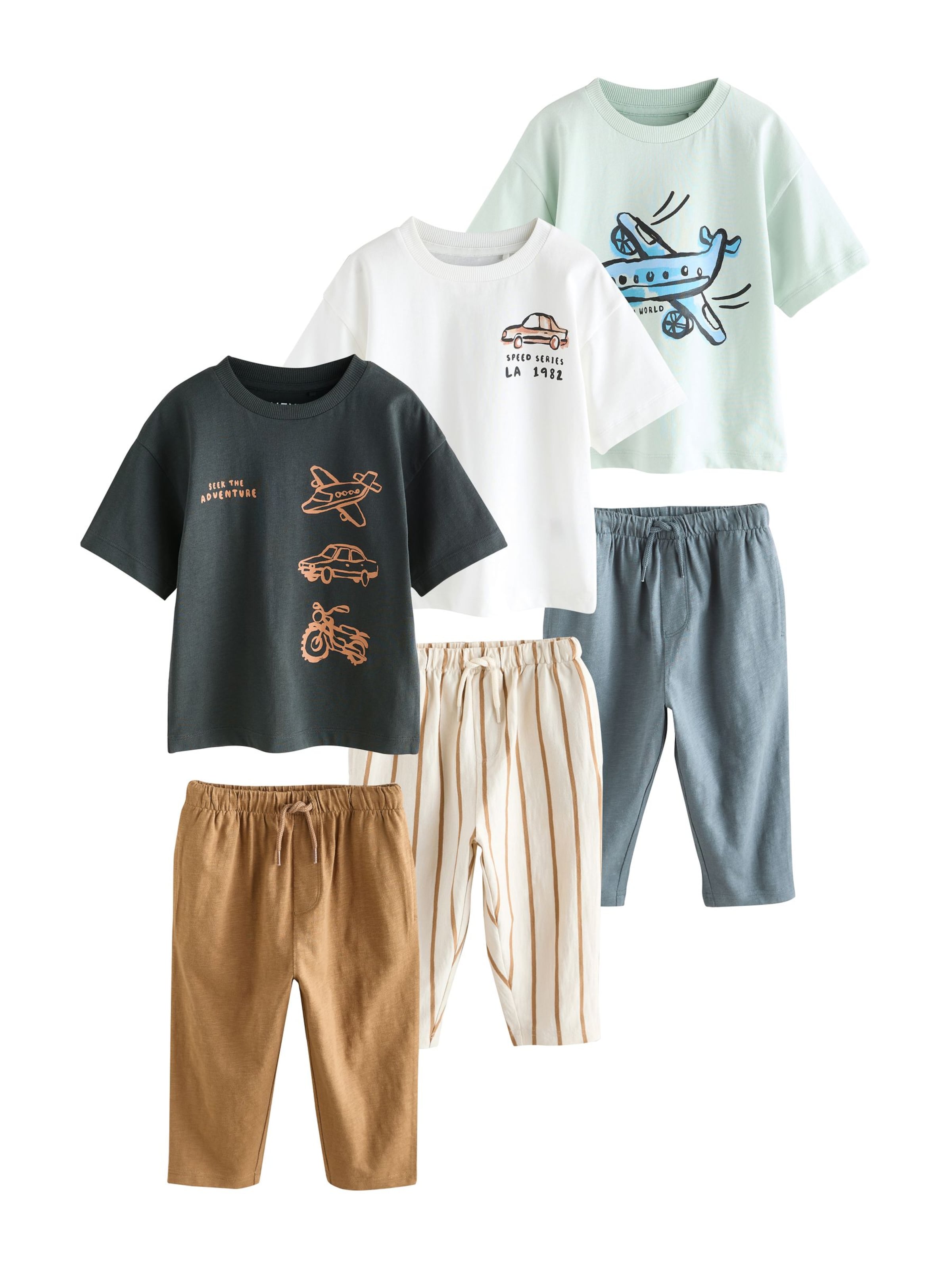 Next Комплект в пастельно-голубом, черном и белом цветах
Next Комплект в пастельно-голубом, черном и белом цветах