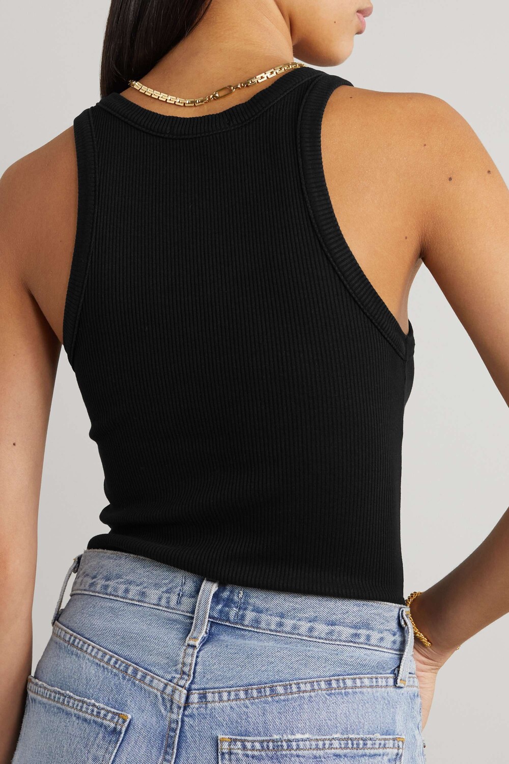 AGOLDE Майка Bailey в рубчик из эластичного лиоцелла и органического хлопка, черный
AGOLDE Майка Bailey в рубчик из эластичного лиоцелла и органического хлопка, черный