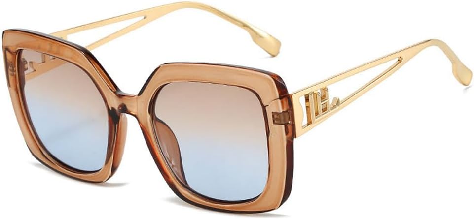 Женские солнцезащитные очки большого размера с леопардовым принтом, модные мужские и женские, с металлическими дужками, в стиле ретро, роскошные, с зеркальными линзами, защита от УФ-излучения UV400, SUN2646 Generic, Tea
Женские солнцезащитные очки большого размера с леопардовым принтом, модные мужские и женские, с металлическими дужками, в стиле ретро, роскошные, с зеркальными линзами, защита от УФ-излучения UV400, SUN2646 Generic, Tea