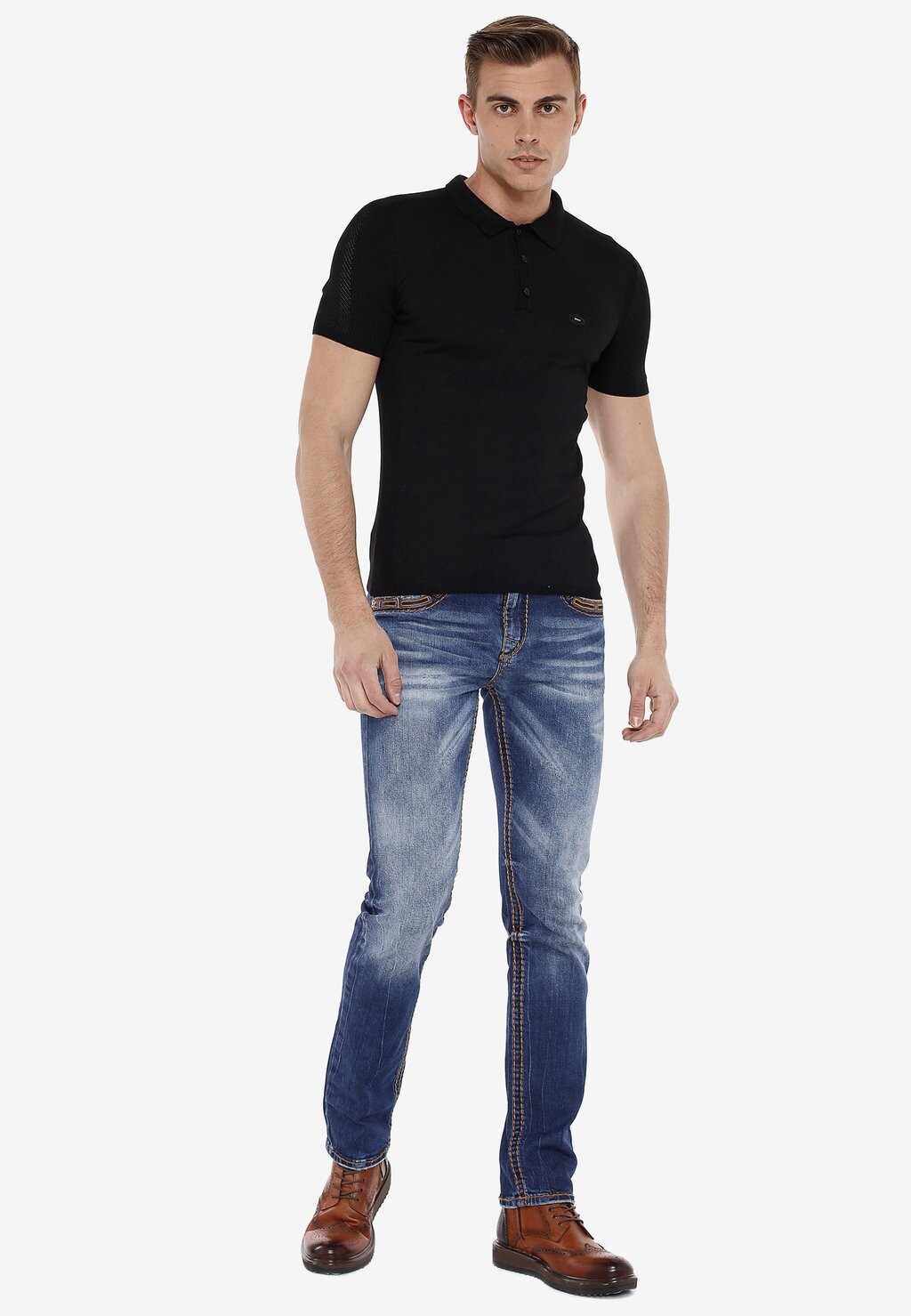 Джинсы облегающего кроя Cipo & Baxx, синий
Джинсы облегающего кроя Cipo & Baxx, синий